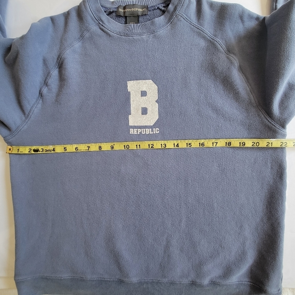 Banana Republic Blue Men's Sweater - Picture 5 of 6